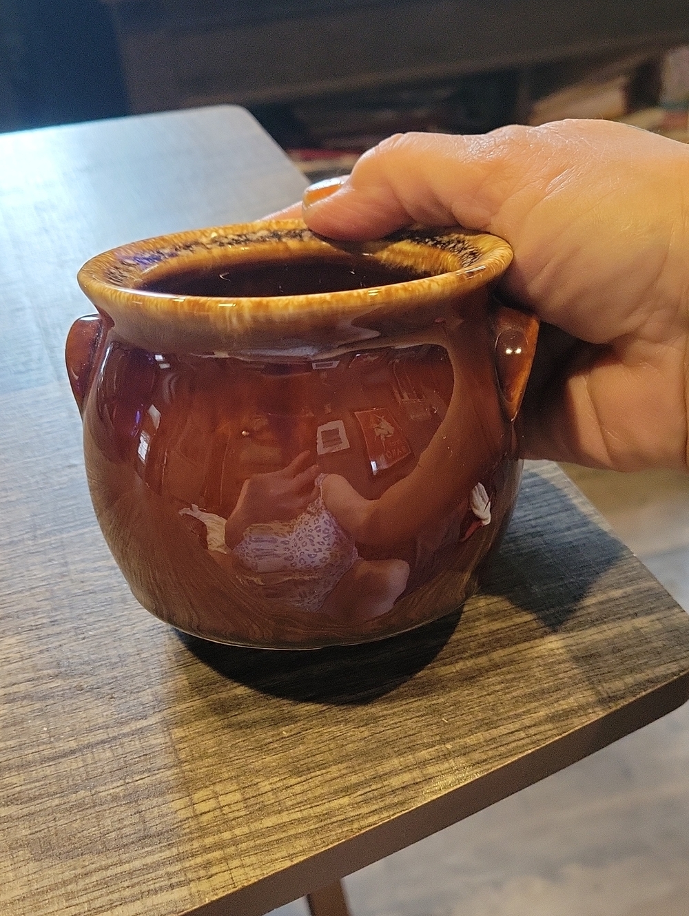 Hull Pottery Little Cauldron,bean Pot,sugar Bowl.EUC,no Lid